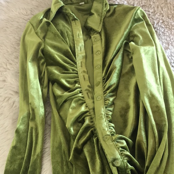 NWT Collette ruched shirt dress - Picture 4 of 6